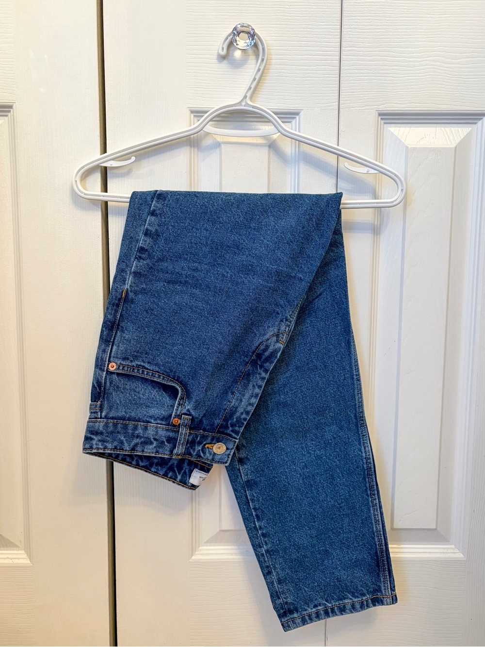 Zara Straight Leg Blue Jeans